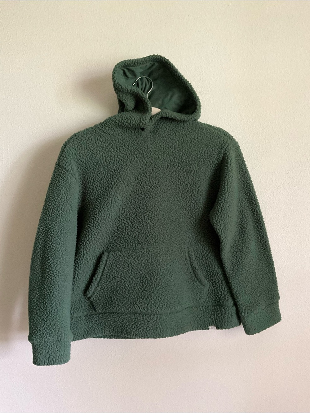 GAP Kids Forest Green Sherpa Pullover Hoodie XL 12